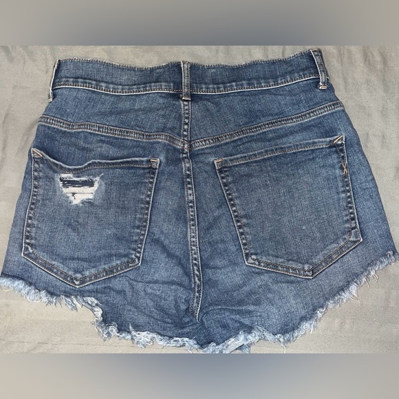 Express Ripped Jean Shorts - Picture 2 of 2